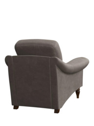 John Lewis Camber Leather Armchair, Dark Leg - thumbnail 4