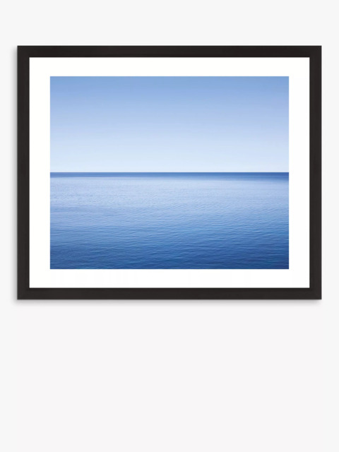 Brookpace Lascelles 'Calm' Framed Print & Mount, 56 x 66cm, Blue - image 1