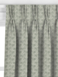 John Lewis Exley Leaf Made to Measure Curtains or Roman Blind, Dusty Green - thumbnail 6