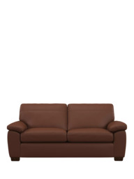 John Lewis Camden Large 3 Seater Leather Sofa, Dark Leg - thumbnail 5