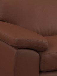 John Lewis Camden Large 3 Seater Leather Sofa, Dark Leg - thumbnail 6