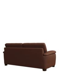 John Lewis Camden Large 3 Seater Leather Sofa, Dark Leg - thumbnail 4