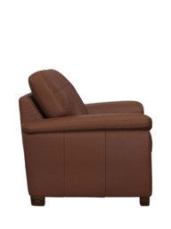John Lewis Camden Large 3 Seater Leather Sofa, Dark Leg - thumbnail 3
