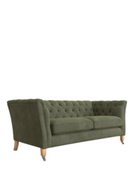 Laura Ashley Chatsworth Medium 2 Seater Sofa, Oak Leg - thumbnail 1