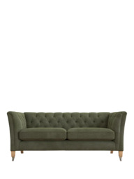 Laura Ashley Chatsworth Medium 2 Seater Sofa, Oak Leg - thumbnail 3