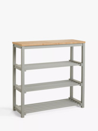 John Lewis Modern Country 4 Tier Shoe Rack - thumbnail 1