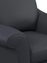 John Lewis Camber Leather Armchair, Light Leg - thumbnail 6