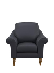 John Lewis Camber Leather Armchair, Light Leg - thumbnail 5