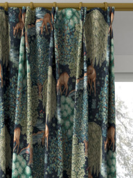 Morris & Co. The Brook Tapestry Made to Measure Curtains or Roman Blind, Tapestry Blue - thumbnail 4