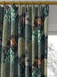 Morris & Co. The Brook Tapestry Made to Measure Curtains or Roman Blind, Tapestry Blue - thumbnail 2