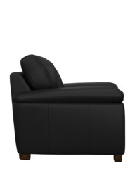 John Lewis Camden Leather Armchair, Dark Leg - thumbnail 3