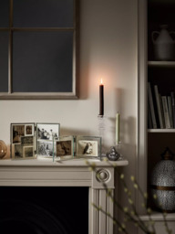 "John Lewis Vertical Folding Double Photo Frame & Glass Border, 5 x 7"" (13 x 18cm), Silver Plated" - thumbnail 2