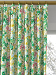 Harlequin x Sophie Robinson Wildflower Meadow Made to Measure Curtains or Roman Blind, Rose/Emerald/Peridot - thumbnail 2