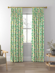 Harlequin x Sophie Robinson Wildflower Meadow Made to Measure Curtains or Roman Blind, Rose/Emerald/Peridot - thumbnail 5