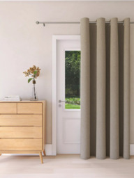 John Lewis Textured Weave Ultra Thermal Lined Eyelet Door Curtain