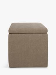 John Lewis Emily Upholstered Ottoman Storage Box - thumbnail 4