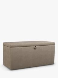 John Lewis Emily Upholstered Ottoman Storage Box