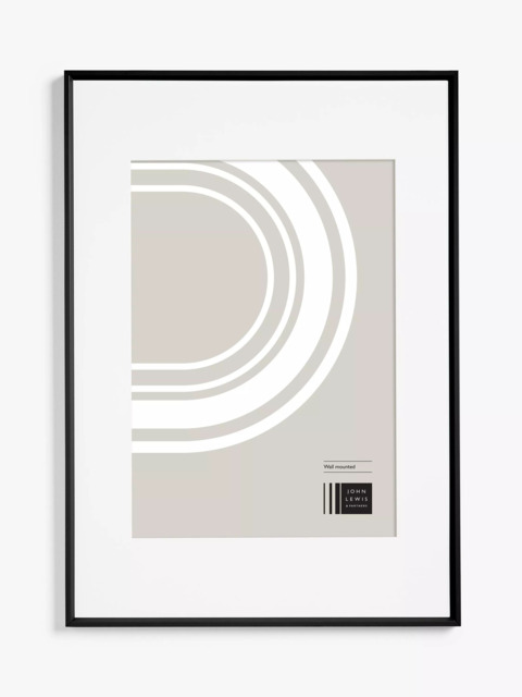John Lewis Aluminium Photo Frame, A2 with A3 Mount - image 1