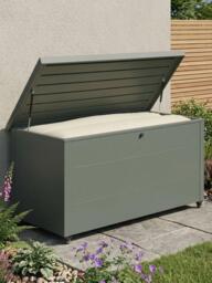 Hayward Jardine Stor Galvanised Lockable Garden Storage Box, 1056L - thumbnail 2