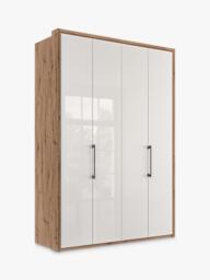John Lewis Osaka 1.5m Bi-Fold Wardrobe with 4 Glass Doors