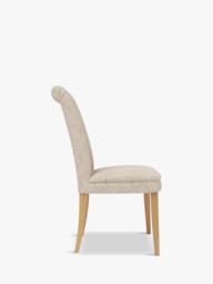 John Lewis Emily Dining Chair, Oak Leg, Atlas Ecru - thumbnail 5