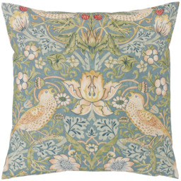 Morris & Co. Strawberry Thief Cushion - thumbnail 3