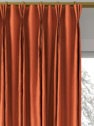 John Lewis Cotton Blend Made to Measure Curtains or Roman Blind, Clementine - thumbnail 6