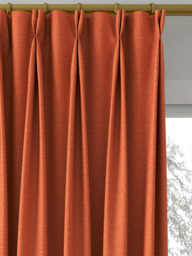 John Lewis Cotton Blend Made to Measure Curtains or Roman Blind, Clementine - thumbnail 4
