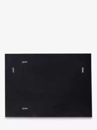 Gallery Direct Brillot Rectangular Wall Mirror, 115 x 85cm, Silver - thumbnail 4