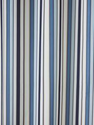 John Lewis Polzeath Stripe Recycled Polyester Shower Curtain, Blue/Multi - thumbnail 3
