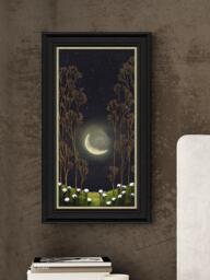 John Lewis Geoff Beckett 'Luna Gold' Framed Print, 40 x 70cm, Multi Multi - thumbnail 2