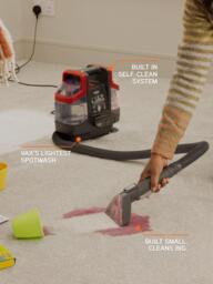 Vax SpotWash CDSW-MCXS Mini Spot Carpet and Rug Cleaner, Grey - thumbnail 2
