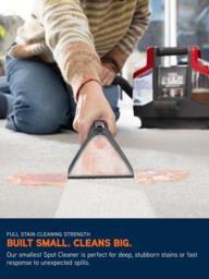 Vax SpotWash CDSW-MCXS Mini Spot Carpet and Rug Cleaner, Grey - thumbnail 3