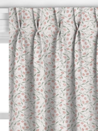 John Lewis Scallop Floral Made to Measure Curtains or Roman Blind, Plaster - thumbnail 4