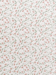 John Lewis Scallop Floral Made to Measure Curtains or Roman Blind, Plaster - thumbnail 1