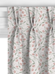John Lewis Scallop Floral Made to Measure Curtains or Roman Blind, Plaster - thumbnail 5