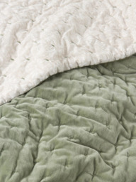 John Lewis Hidcote Cotton Velvet Quilt - thumbnail 4