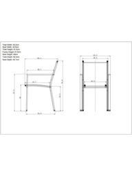 John Lewis Miami Garden Dining Chair, Set of 2, Grey - thumbnail 5