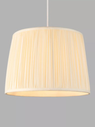 John Lewis Lymington Pleated Silk Tapered Lampshade - thumbnail 3