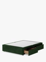Hypnos Non-Sprung Upholstered 4 Drawer Divan Base, King Size - thumbnail 2