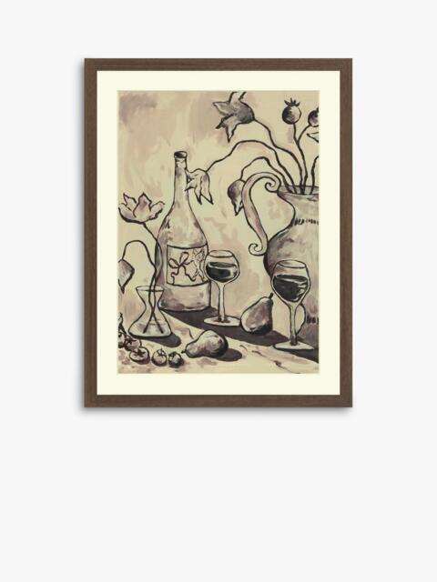 John Lewis Harlie Briggs 'Evening Conversation' Framed Print & Mount, 42 x 32cm, Brown - image 1