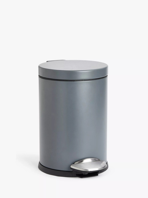 John Lewis Soft Close Bathroom Pedal Bin, 3L - image 1