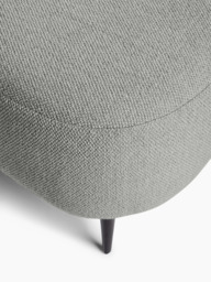 John Lewis Lozenge Footstool, Metal Leg - thumbnail 3