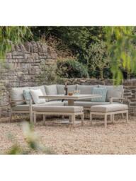 Bramblecrest Zurich 10-Seater Modular Garden Casual Dining Set with Height-Adjustable Table, Mocha - thumbnail 2