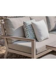 Bramblecrest Zurich 10-Seater Modular Garden Casual Dining Set with Height-Adjustable Table, Mocha - thumbnail 3