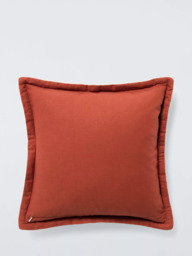 John Lewis Bordered Velvet Cushion - thumbnail 2