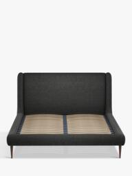 John Lewis Mid-Century Sweep Upholstered Bed Frame, King Size - thumbnail 3