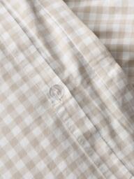 John Lewis Gingham Pure Cotton Weave Duvet Cover Set - thumbnail 4