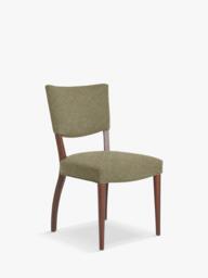 John Lewis Parisian Dining Chair, Smoked Oak Leg, Mohair Cress