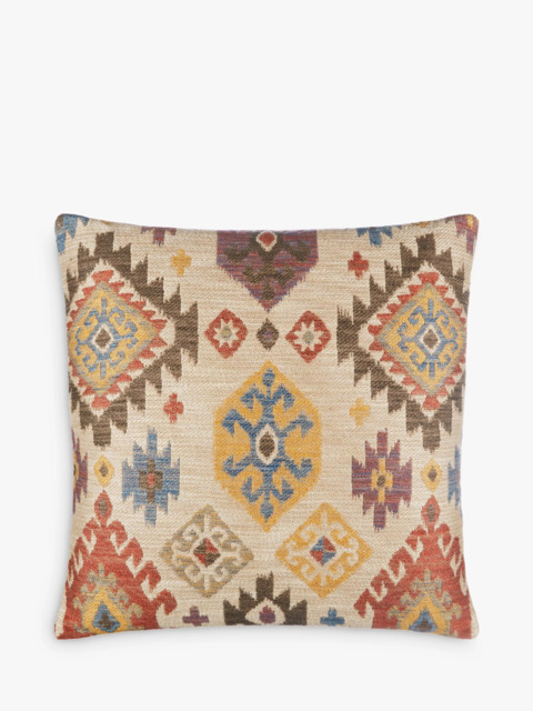 John Lewis Kelim Ikat Cushion, Multi - image 1